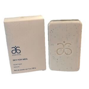 ARBONNE Sky for Men Soap Bar 7 oz. / 198 g NEW in Box Rare Discontinued